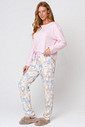 PIJAMA FEMININO LONGO COELHOS ALGODÃO - BOM DIA, PRA QUEM? PIJAMA FEMININO LONGO COELHOS ALGODÃO