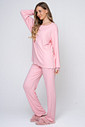 PIJAMA FEMININO LONGO EM VISCOSE - CLÁSSICO VISCOSE PINK GLOSS PIJAMA FEMININO LONGO EM VISCOSE - CLÁSSICO VISCOSE PINK GLOSS