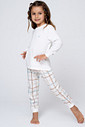 PIJAMA LONGO INFANTIL UNISSEX XADREZ 