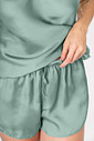 SHORT DOLL ACETINADO - CLÁSSICOS ACETINADOS VERDE JADE
