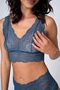 TOP EM RENDA ALÇA LARGA - LINGERIE GREEN LUCK DETALHES