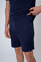 KIT PIJAMA DE PLUME CURTO E ROBE DE SOFT AZUL DETALHE PIJAMA