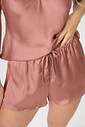 SHORT DOLL ACETINADO - CLÁSSICOS ACETINADOS CARAMELO ÂMBAR SHORT DOLL ACETINADO - CLÁSSICOS ACETINADOS CARAMELO ÂMBAR