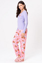 PIJAMA LONGO RIBANA E CALÇA ACETINADA - COOKIES PIJAMA LONGO RIBANA E CALÇA ACETINADA - COOKIES