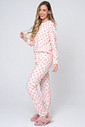 PIJAMA LONGO ALGODÃO CORAÇÕES - BAILARINA