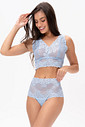 CALCINHA DE RENDA CÓS ALTO - LINGERIE LIGHT BLUE CALCINHA DE RENDA CÓS ALTO - LINGERIE LIGHT BLUE