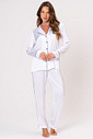PIJAMA LONGO AMERICANO TOQUE DE SEDA OFF-WHITE - ETERNO FEMININO PIJAMA LONGO AMERICANO TOQUE DE SEDA OFF-WHITE - ETERNO FEMININO