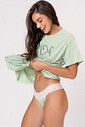 CALCINHA BIQUÍNI DE ALGODÃO MAÇÃ VERDE - GIFTS