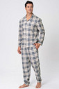 PIJAMA AMERICANO LONGO UNISSEX - GREY PIJAMA AMERICANO LONGO UNISSEX - GREY