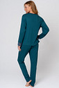 PIJAMA LONGO FEMININO EM VISCOSE - CLÁSSICO VISCOSE GREEN LUCK