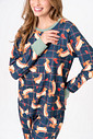 PIJAMA LONGO FEMININO TOQUE DE PÊSSEGO - HOT DOG