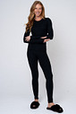 CONJUNTO TÉRMICO PRETO CANELADO Frente