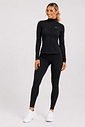 Jaqueta preta feminina fitness - GRIND FORGED Jaqueta preta feminina fitness - GRIND FORGED