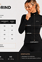 Jaqueta preta feminina fitness - GRIND FORGED Jaqueta preta feminina fitness - GRIND FORGED
