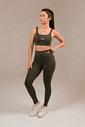 Conjunto Top GRIND SELECT + Legging SELECT - Verde Militar Conjunto Top GRIND SELECT + Legging SELECT - Verde Militar