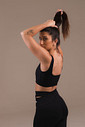 Legging fitness transpasse