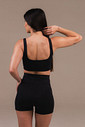 Conjunto Top GRIND ESSENTIAL + Short ESSENTIAL - Preto