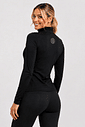 Jaqueta preta feminina fitness - GRIND FORGED Jaqueta preta feminina fitness - GRIND FORGED