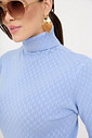 Blusa em Tricot Paris - Azul