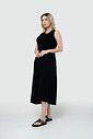 Vestido Regata Midi Mullet - Preto Vestido Regata Midi Mullet - Preto