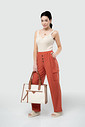 Calça Cargo - Terracota