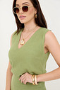 Conjunto de Blusa e Saia em Tricot Nice - Verde