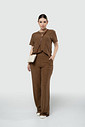 Conjunto com Blusa e Calça - Chocolate Conjunto com Blusa e Calça - Chocolate