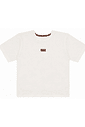 Conjunto juvenil masculino camiseta malha texturizada e bermuda  moletinho recorte