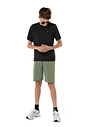 Conjunto juvenil masculino camiseta malha texturizada e bermuda moletinho Conjunto juvenil masculino camiseta malha texturizada e bermuda moletinho