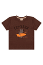 Conjunto infantil menino camiseta malha e bermuda recorte moletinho