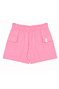 Bermuda Shorts Infantil Menina Moletinho Cargo Com Elástico Bermuda Shorts Infantil Menina Moletinho Cargo Com Elástico