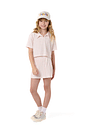 Blusa polo malha viscose feminina infantil Blusa polo malha viscose feminina infantil