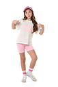 Conjunto infantil Menina blusa malha bermuda ribana verão Conjunto infantil Menina blusa malha bermuda ribana verão