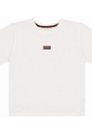 CJ.JUV CAMISETA M/M C/ REF E TERMO E BERMUDA MOL C/ RECORTE  MOL. TEXTURIZADO E CORDÃO