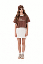 Shorts Saia Juvenil Menina Malha Anarruga Algodão Shorts Saia Juvenil Menina Malha Anarruga Algodão