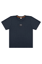 Conjunto juvenil masculino camiseta malha texturizada e bermuda moletinho recorte Conjunto juvenil masculino camiseta malha texturizada e bermuda moletinho recorte