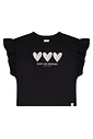 Blusa manga babado infantil menina malha