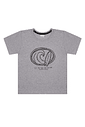 Conjunto infantil  menino camiseta malha texturizada e bermuda  moletinho recorte