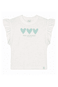 Blusa manga babado infantil menina malha