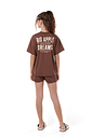 Camiseta juvenil T-shirt meia malha verão Camiseta juvenil T-shirt meia malha verão