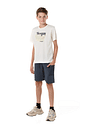 Conjunto juvenil masculino camiseta malha e bermuda moletinho Conjunto juvenil masculino camiseta malha e bermuda moletinho