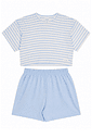 Conjunto juvenil listrado feminino blusa e shorts e confortável, perfeito para verão. Conjunto juvenil listrado feminino blusa e shorts e confortável, perfeito para verão.