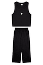 Conjunto feminino Regata Ribana e calça cargo juvenil Conjunto feminino Regata Ribana e calça cargo juvenil