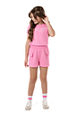 Cropped Infantil Meia Malha Algodão Menina Estilosa Cropped Infantil Meia Malha Algodão Menina Estilosa