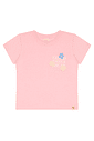 Blusa Menina infantil Malha Manga Curta Casual. Blusa Menina infantil Malha Manga Curta Casual.