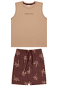 CONJUNTO REGATA E BERMUDA TACTEL