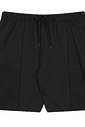 Conjunto juvenil masculino camiseta malha texturizada e bermuda  moletinho recorte