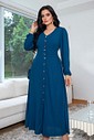 Vestido Longo Com Manga Longa e Botões 2362 Vestido Longo Com Manga Longa e Botões 2362