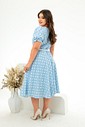 Vestido Evasê Poá Com Cinto 0418 Vestido Evasê Poá Com Cinto 0418
