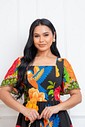 Vestido Estampa Tropical